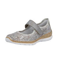 Rieker Nikita 99 Rose-Metallic/Grey/Silverflower