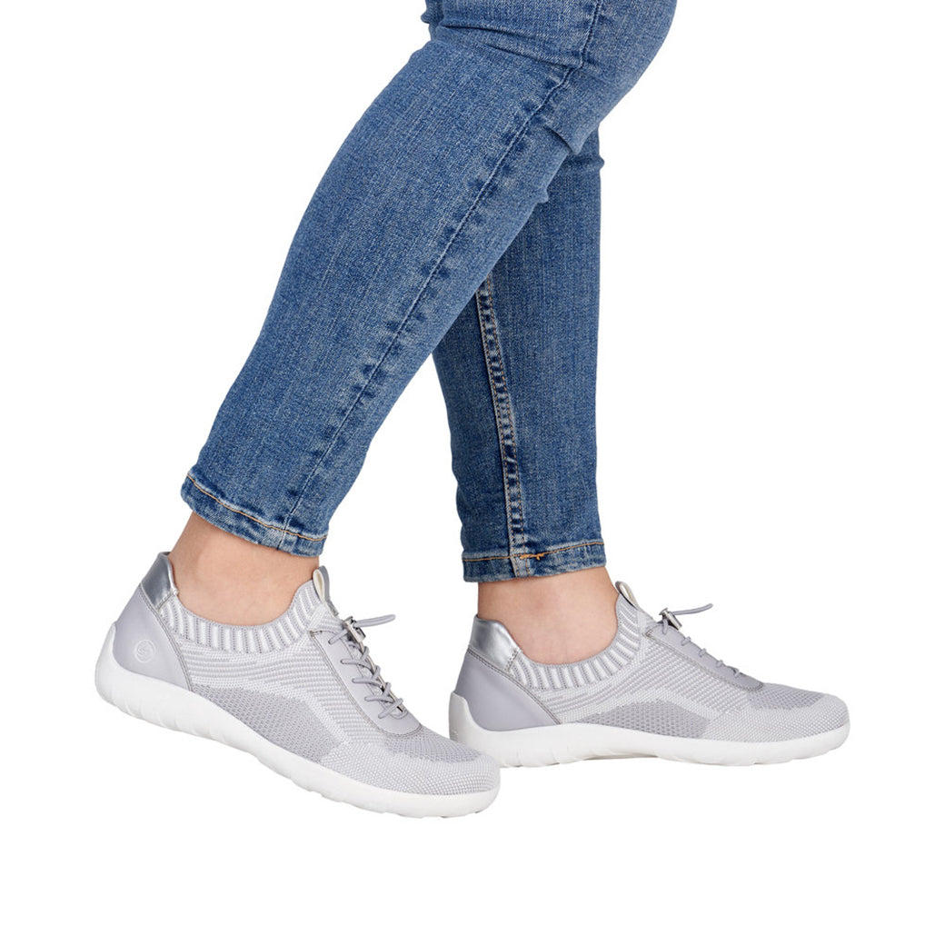 Remonte Liv 18 Cement-Weiss/Weiss/Silver