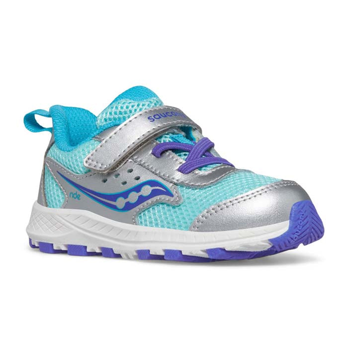 Saucony Ride Jr Silver/Turquoise