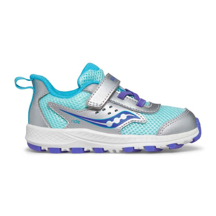 Saucony Ride Jr Silver/Turquoise