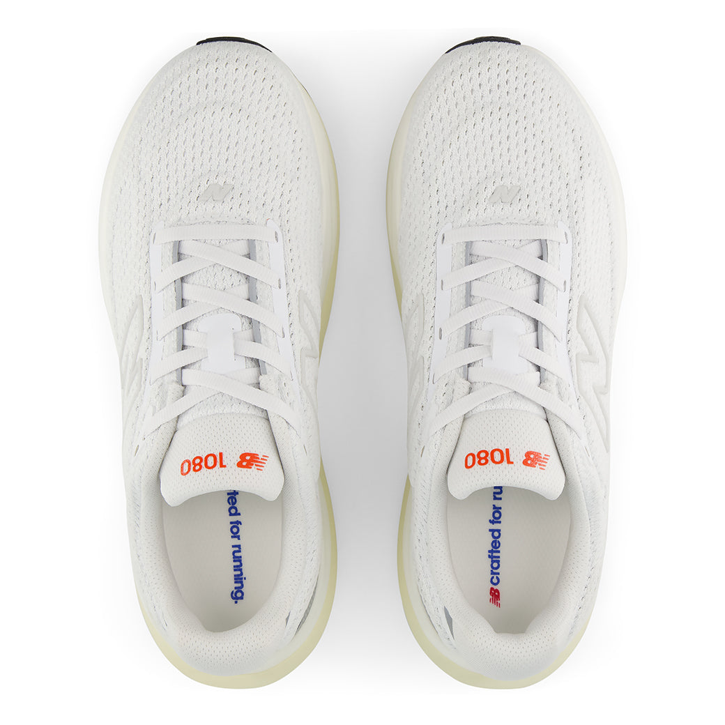 New Balance 1080v15 White/Neo Flame