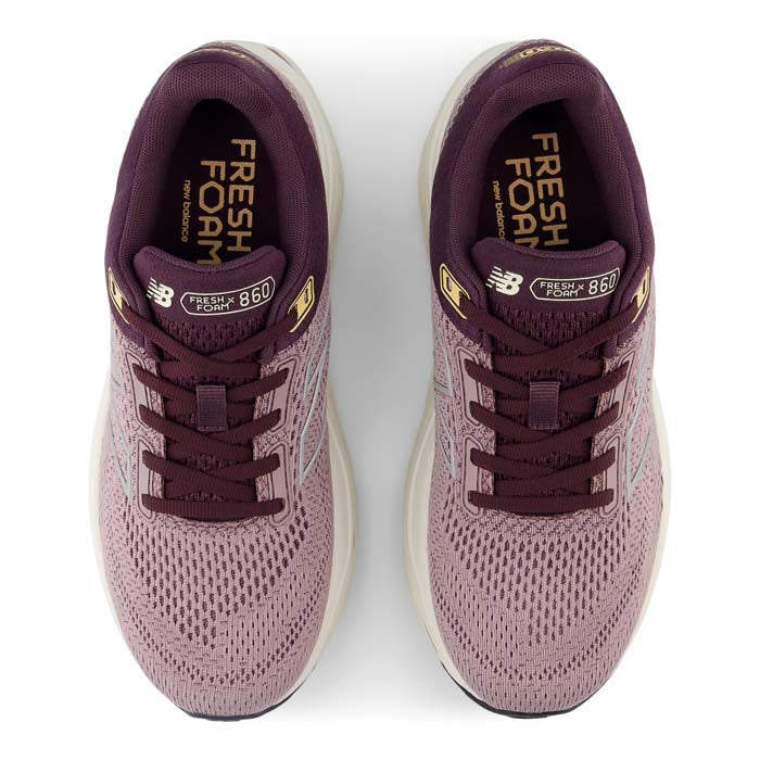 Womens New Balance Fresh Foam X 860v14 in Ice Wine/Plum Brown
