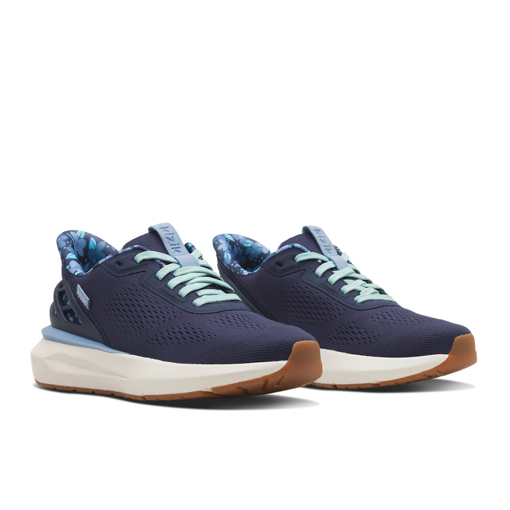 Womens Kizik Athens 2 in Naval Academy Floral