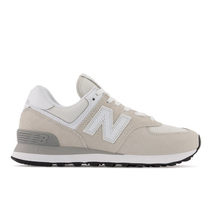 Womens New Balance 574 in Nimbus Cloud/White – Lucky Shoes Womens New Balance 574 in Nimbus Cloud/White – Lucky Shoes