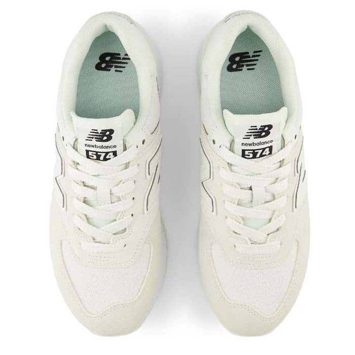 Womens New Balance 574+ in Sea Salt/Black/Sea Salt – Lucky Shoes