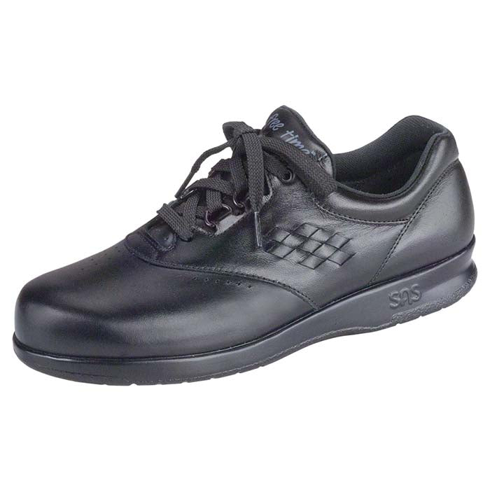 walking dress shoes ladies Sas-Free Time Walking Shoe-Black – Lucky Shoes