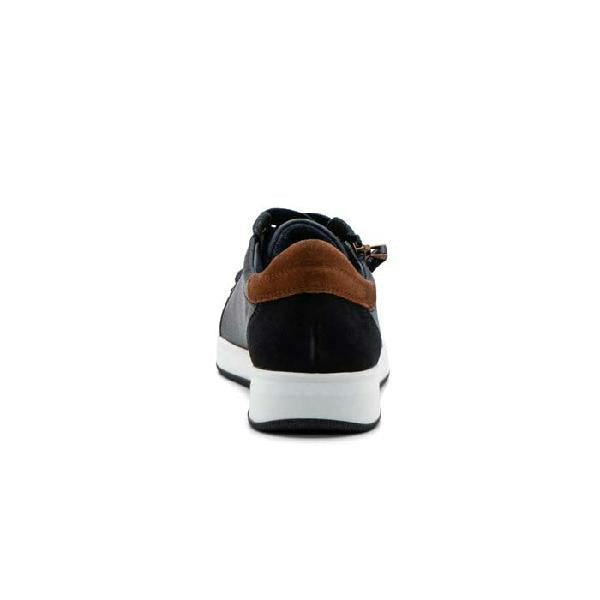 Womens Ara Rei in Navy/Brown