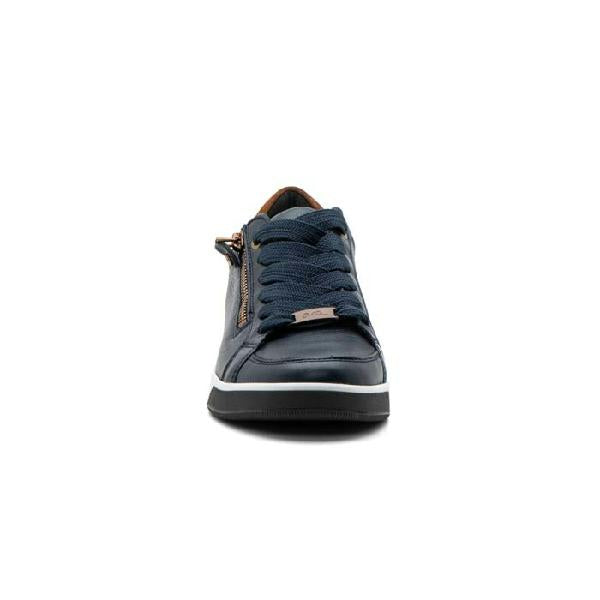 Womens Ara Rei in Navy/Brown