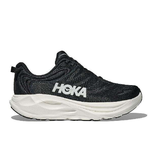 Womens Hoka Gaviota 6 Extra Wide in Black/White