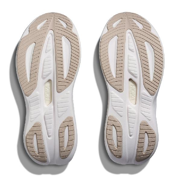 Womens Hoka Skyward Laceless in Putty/White
