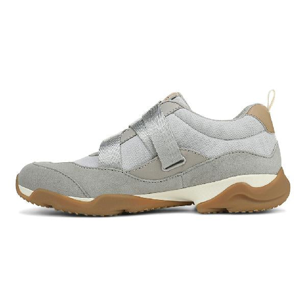 シューズ(女性用) 11columns Green Walker ZiP Low Womens Vionic Walk Slim Gia in Vapor Grey – Lucky Shoes