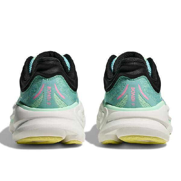 Womens Hoka Bondi 9 in Blue Spark/Mint Flourite – Lucky Shoes