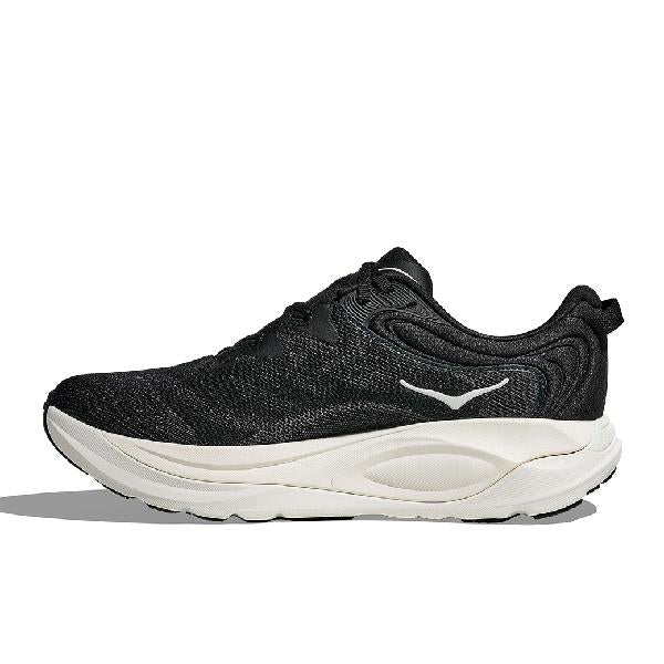 Mens Hoka Gaviota 6 Extra Wide in Black/White