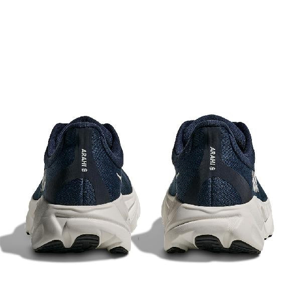 Mens Hoka Arahi 8 Wide in Varsity Navy/White