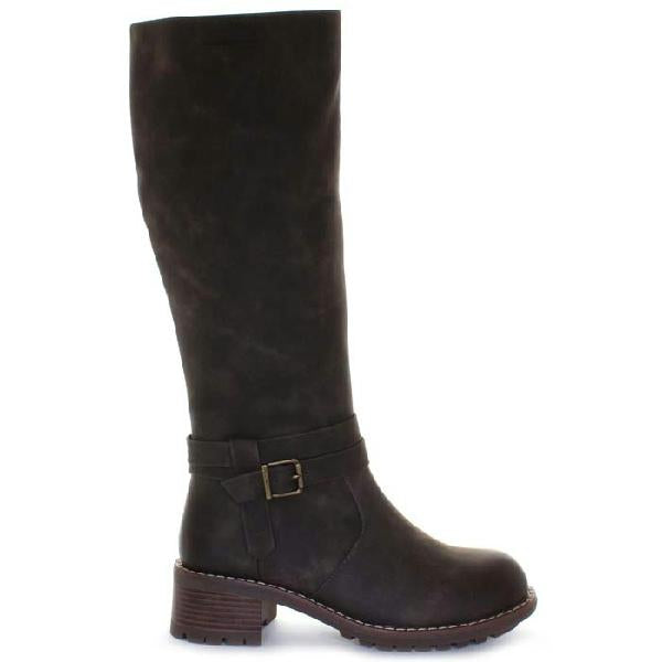 Womens Wanderlust Ella Wide Calf in Dark Brown