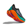 Womens Hoka Mach X 2 in Black/Electric Aqua