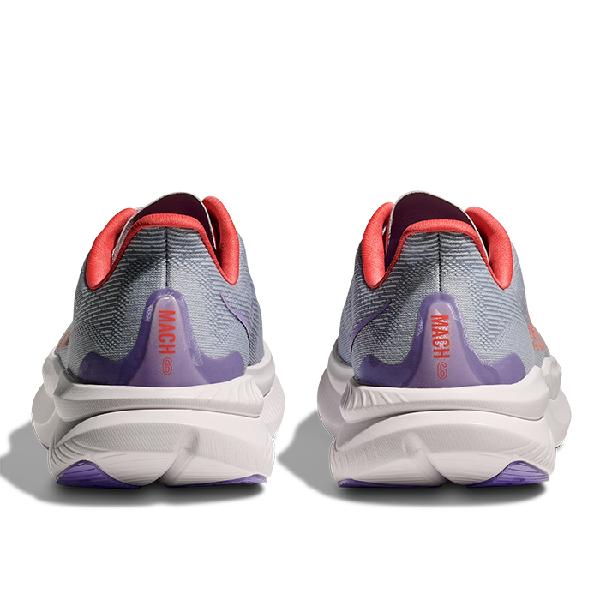 Womens Hoka Mach 6 Wide in Pale Dusk/Gull – Lucky Shoes