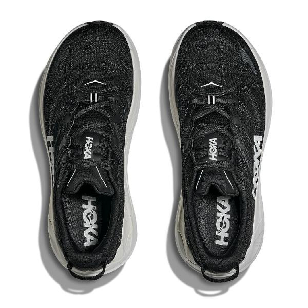 Mens Hoka Gaviota 6 Extra Wide in Black/White