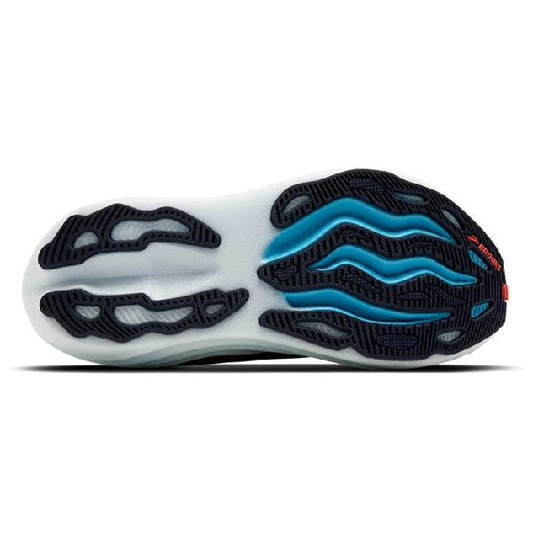 Womens Brooks Running Glycerin Max in Peacoat/Blue Ribbon/Hot