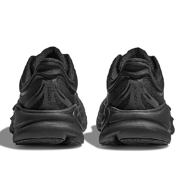Womens Hoka Bondi 9 Extra Wide in Black/Black – Lucky Shoes