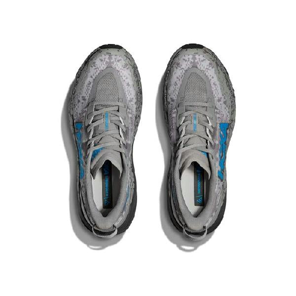 Mens Hoka Speedgoat 6 Wide in Galactic Grey / Hoka Blue