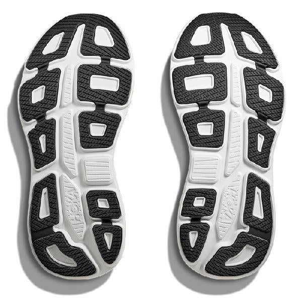 Mens Hoka Bondi 9 Extra Wide in Black/White – Lucky Shoes