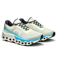 Womens On Running Cloudmonster 2 in Cream/Horizon