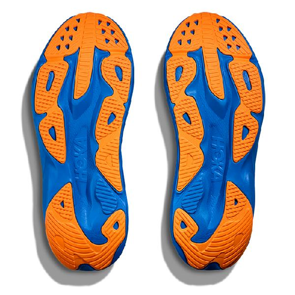 Mens Hoka Skyflow Wide in Downpour/Thunder Cloud – Lucky Shoes