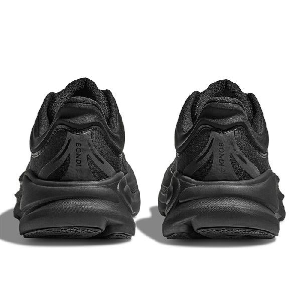 Mens Hoka Bondi 9 Wide in Black/Black – Lucky Shoes