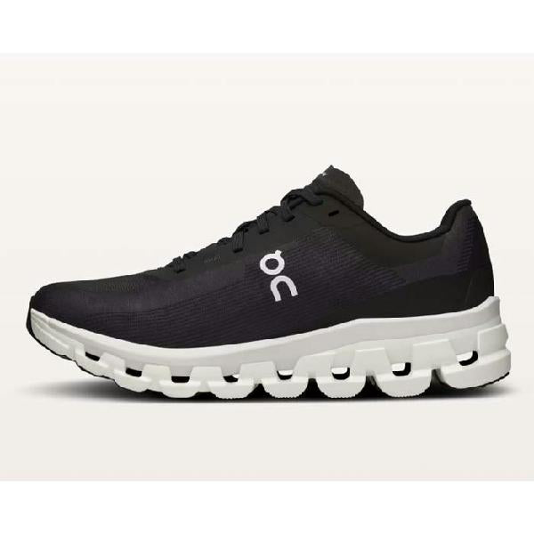 Womens On Running Cloudflow 4 in Black/White