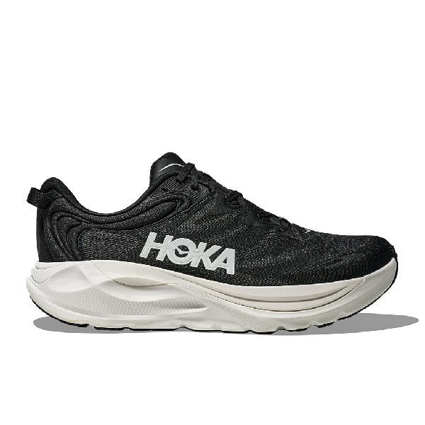 Mens Hoka Gaviota 6 Extra Wide in Black/White