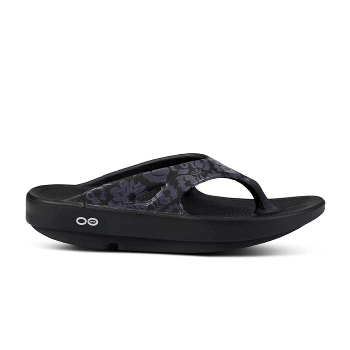 Womens Oofos Ooriginal Limited in Midnight Tropics Lucky Shoes