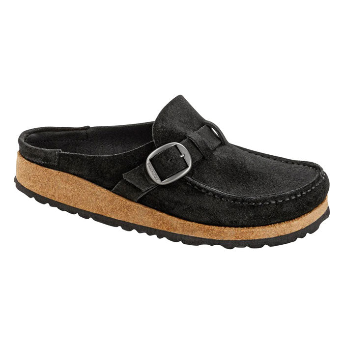 Womens Birkenstock Buckley Narrow Black at Lucky Shoes