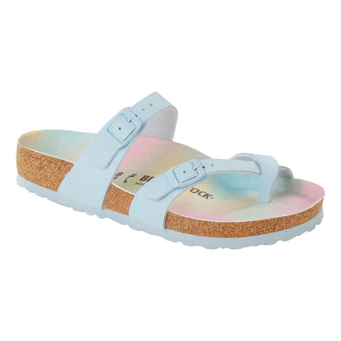 Womens Birkenstock Mayari Vegan Ombre Finished Sky at Lucky Shoes