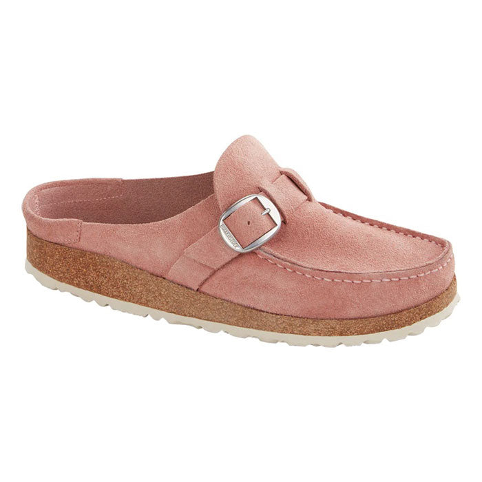 Womens Birkenstock Boston Soft Footbed Narrow Pink Clay at Lucky Shoes