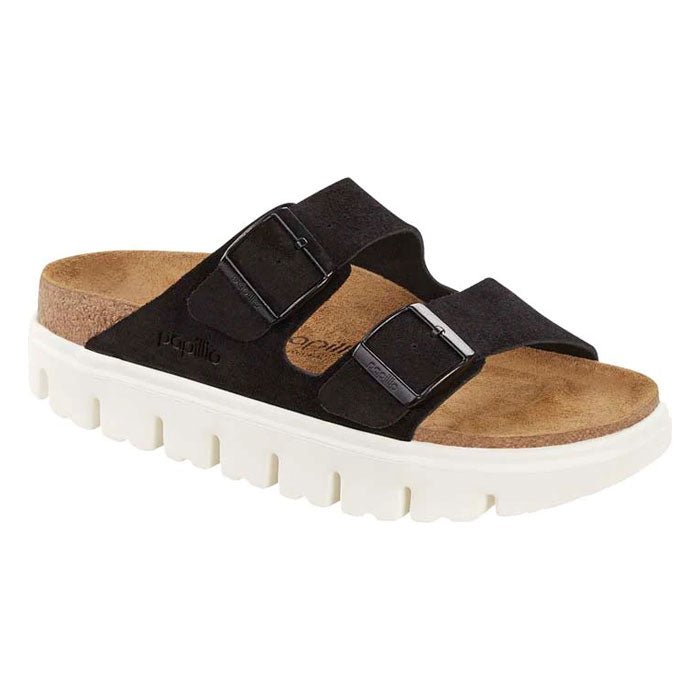 Womens Birkenstock Arizona Chunky in Black at Lucky Shoes