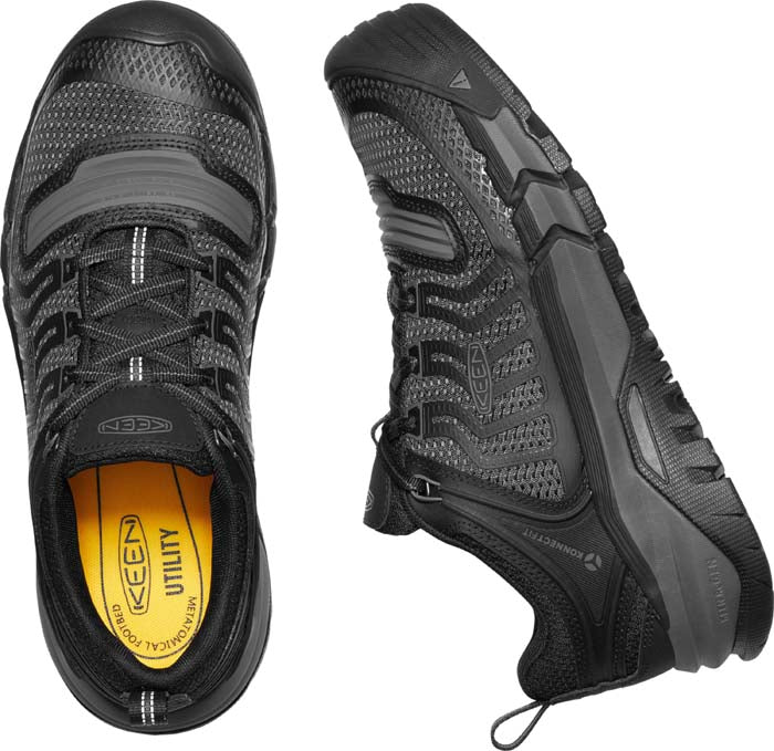 Mens Keen Utility Kansas City in Black/Gun Metal – Lucky Shoes