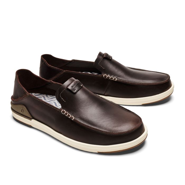 Mens Olukai Kakaha in Dark Java/Dark Java – Lucky Shoes