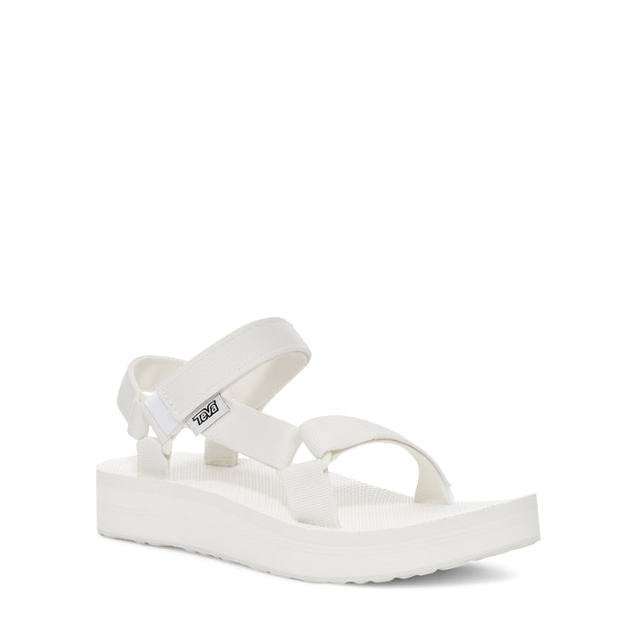 Womens Teva Midform sandal in Bright White