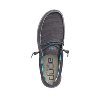 Men's Hey Dude Wally Sox Slip On Loafer in Charcoal