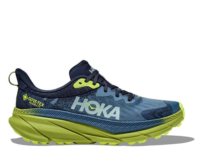 Mens Hoka Challenger ATR 7 GTX in Outer Space/Dark Citron – Lucky