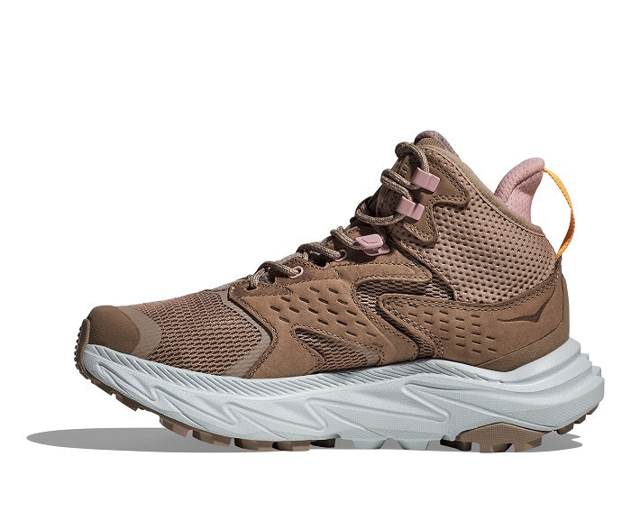 Womens Hoka Anacapa 2 Mid GTX in Dune/Ice Flow – Lucky Shoes