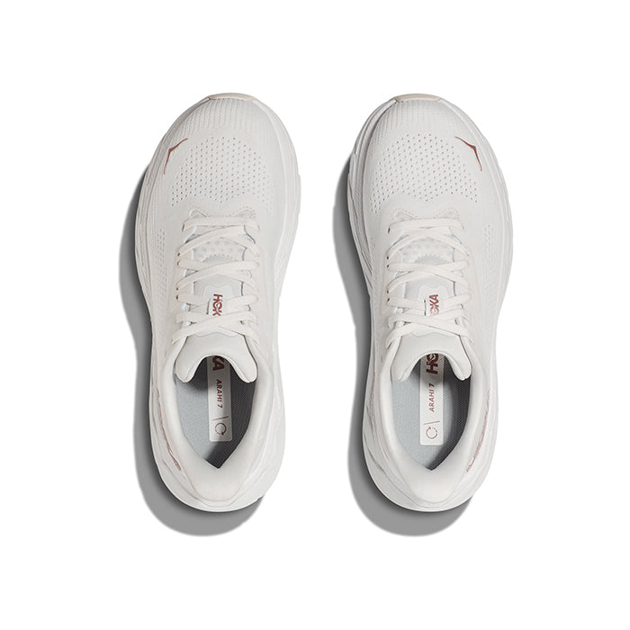 Womens Hoka Arahi 7 in Blanc De Blanc/Rose Gold – Lucky Shoes
