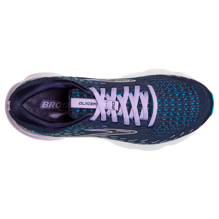 Brooks running best sale shoes purple