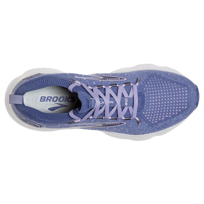 Womens Brooks Running Glycerin Stealthfit 20 in Blue/Pastel