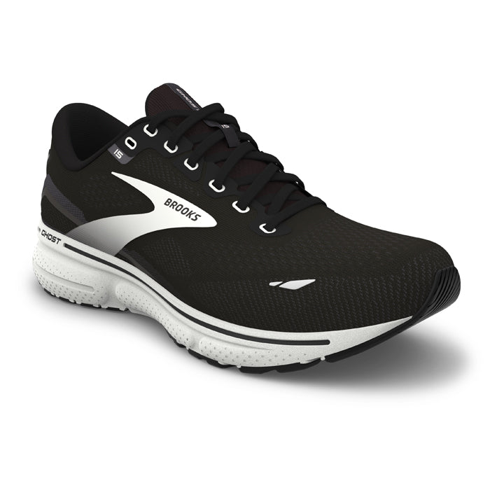 Black and white store brooks women's shoes