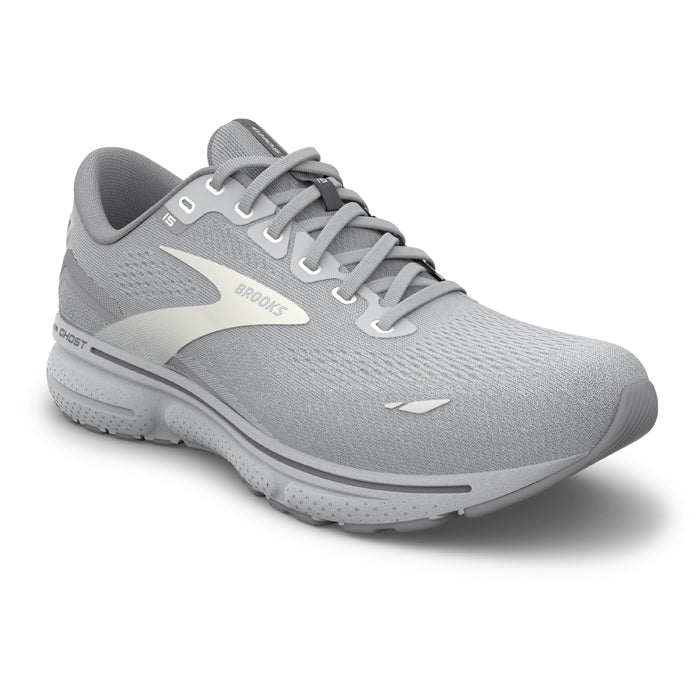 Women's Brooks Running Ghost 13 in Alloy/Oyster/White