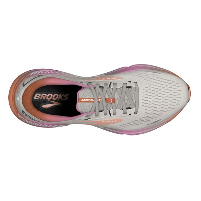 Brooks Running Adrenaline GTS 23 Grey/Crown Blue/Orange