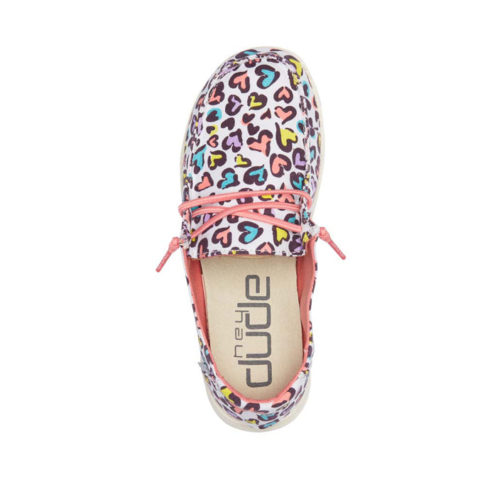Heydude Womens Hey Dude Wendy Leopard Shoes Big Girl Hey Dude