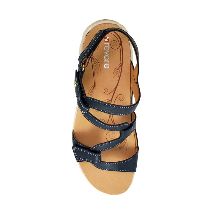 Womens Revere Emerald in Blue French – Lucky Shoes